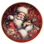 Round Santa Serving Tray - 13"