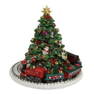 Train & Tree Music Box - 6.3"