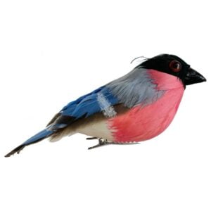 Bullfich Feather Clip – Pink/Blue