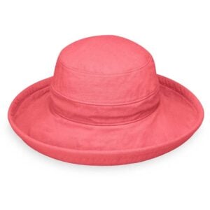 Casual Travel Hat - Wallaroo Hats - Coral - M
