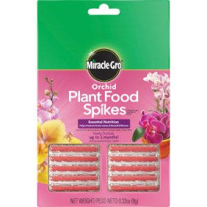 MIRACLE-GRO ORCHID PLANT FOOD SPIKE – 10PK