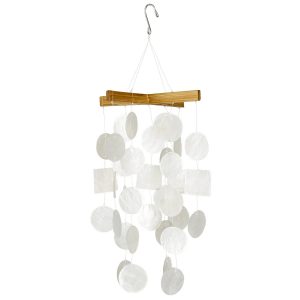 MINI CAPIZ CHIME – WHITE