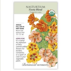 Nasturtium – Fiesta Blend Seeds – Large