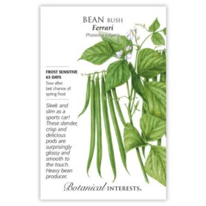 Botanical Interests - Bean Bush - Ferrari Seeds