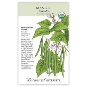 Botanical Interests - Bean Bush - Provider Seeds - Organic