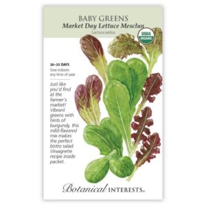 Botanical Interests - Lettuce Mesclun - Market Day Baby Greens - Organic