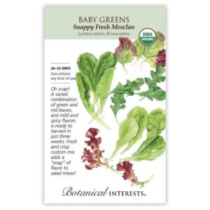 Botanical Interests - Lettuce Mesclun - Snappy Fresh Baby Greens - Organic