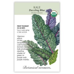 Botanical Interests - Kale - Dazzling Blue Seeds - Organic