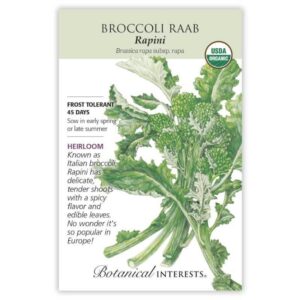 Botanical Interests - Broccoli Raab - Rapini Seeds - Organic