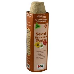 Seed Starter Fiber Pot – NK Lawn & Garden – 2.25″, 23 Pack