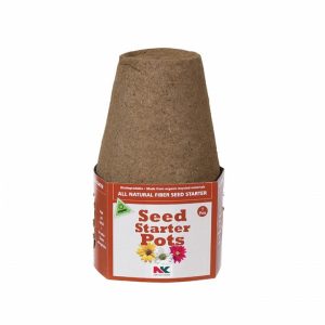 Seed Starter Fiber Pot – NK Lawn & Garden – 4″, 7 Pack