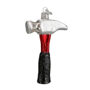 Claw Hammer Glass Ornament