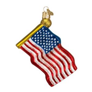 Star-Spangled Banner Glass Ornament Old World Christmas