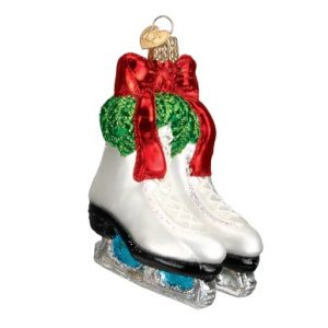 Holiday Skates Glass Ornament Old World Christmas