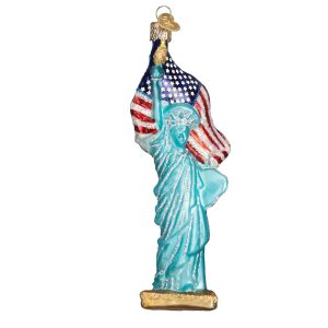 Statue of Liberty Glass Ornament