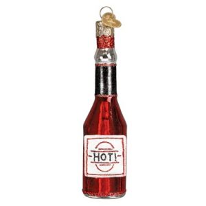 Hot Sauce Glass Ornament