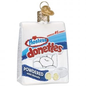 Hostess Donettes Glass Ornament