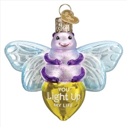 You Light Up My Life Glass Ornament