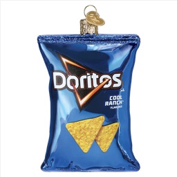 Doritos Cool Ranch Chips Glass Ornament