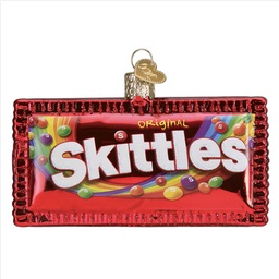 Skittles Glass Ornament