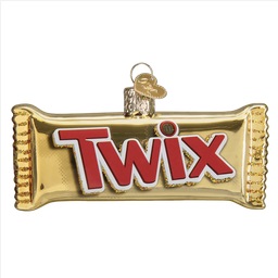 Twix Glass Ornament