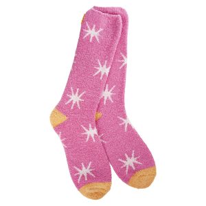 Women's Cali Crew Socks Starburst Azalea