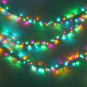 500 LED Compact Twinkle Lights – Multi/Green