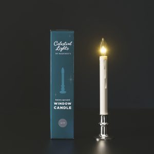 LED Window Candle – Battery Operated – Silver