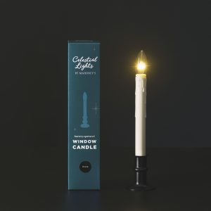 LED Window Candle – Battery Operated – Black