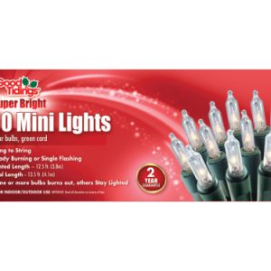 50 Light Super Bright String Light – Clear