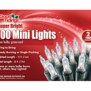 100 Light Super Bright String Light – Clear