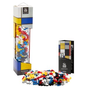 Inspired Mondrian – Composition A – Plus-Plus Tube Puzzle