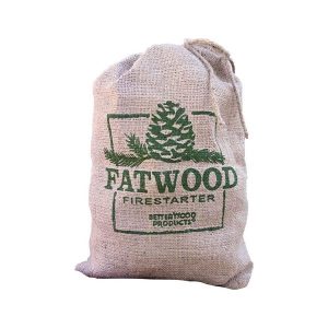 Fatwood Firestarter – Burlap Bag 10lbs